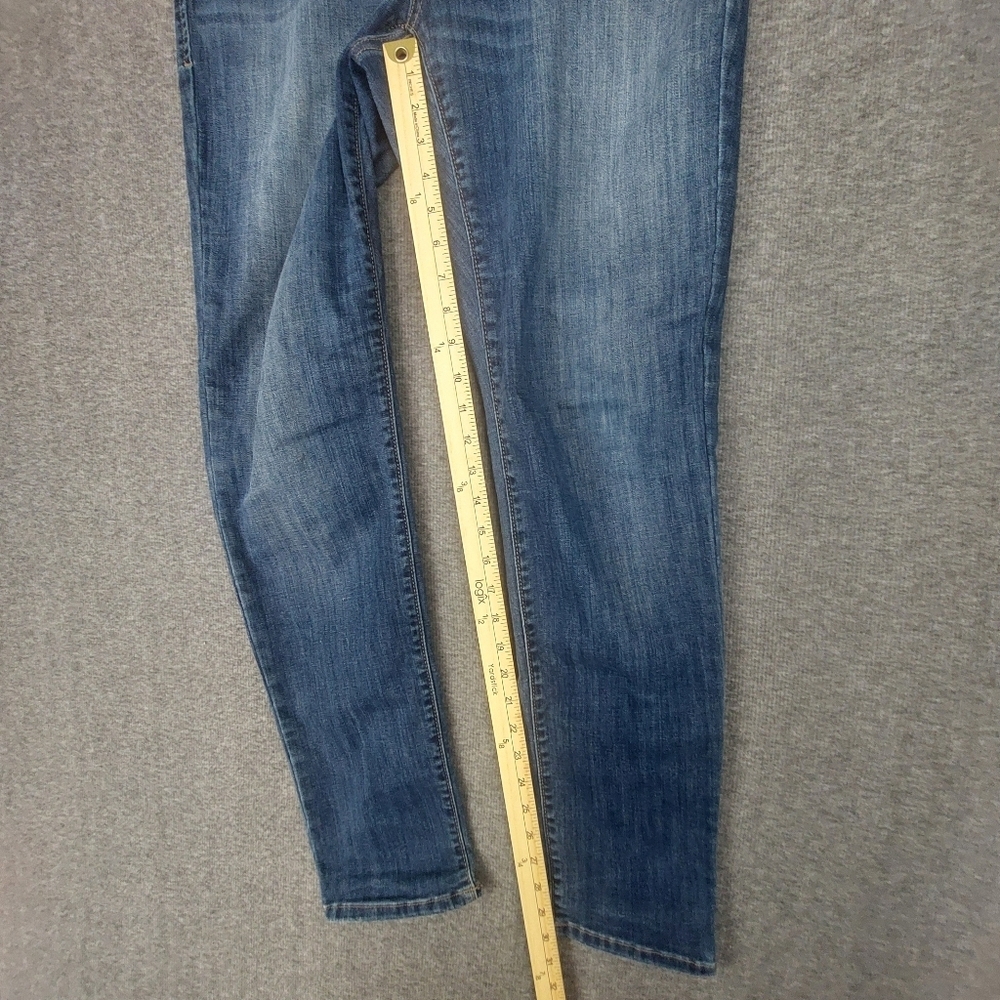 INC DENIM WOMENS BLUE SECRETLY SHAPES REGULAR FIT SKINNY JEANS SIZE 10 - Picture 5 of 11